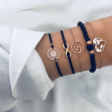 Load image into Gallery viewer, 30 Style Marble Turtle Bracelet Set Heart Pearl Moon Star LOVE Crystal Bracelets for Women Tassel Bracelet Jewelry Wholesale