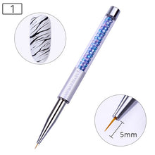 Load image into Gallery viewer, NICOLE DIARY UV Gel Brush Liner Painting Pen Acrylic Drawing Brush for Nails Gradient Rhinestone Handle Nail Art Tool