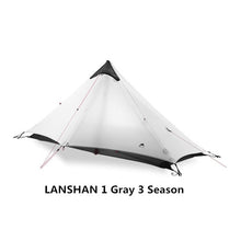Load image into Gallery viewer, LanShan 2 3F UL GEAR 2 Person 1 Person Outdoor Ultralight Camping Tent 3 Season 4 Season Professional 15D Silnylon Rodless Tent