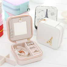 Load image into Gallery viewer, Jewelry Box Travel Comestic Jewelry Casket Organizer Makeup Lipstick Storage Box Beauty Container Necklace Birthday Gift