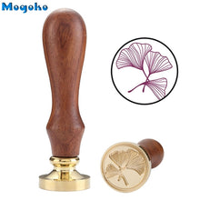 Load image into Gallery viewer, Mogoko Botanical Wax Seal Stamp Retro Classic Sealing Wax Stamps Envelope Cards Decor Flower of Life Sunflower Olive Wreath Leaf