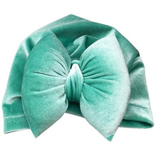 Load image into Gallery viewer, 2020 Newborn Baby Girls Boys Velvet Bows Hats Beanie Spring Winter Cotton Soft Bonnet Hat Caps For Enfant Kids Child
