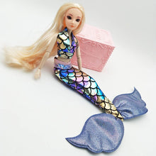 Load image into Gallery viewer, Handmade Dolls Party Dress Gown Skirt Fashion Clothes For Barbie Doll Genuine Mermaid Tail Dress Baby Toy