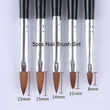 Load image into Gallery viewer, NICOLE DIARY UV Gel Brush Liner Painting Pen Acrylic Drawing Brush for Nails Gradient Rhinestone Handle Nail Art Tool