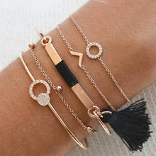 Load image into Gallery viewer, 30 Style Marble Turtle Bracelet Set Heart Pearl Moon Star LOVE Crystal Bracelets for Women Tassel Bracelet Jewelry Wholesale