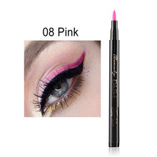 Load image into Gallery viewer, Cat Eye Makeup Waterproof Neon Colorful Liquid Eyeliner Pen Make Up Comestics Long-lasting Black Eye Liner Pencil Makeup Tools