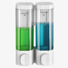 Load image into Gallery viewer, Liquid Soap Dispenser Wall Mount 300ml Bathroom Accessories Plastic Detergent Shampoo Dispensers Double Hand Kitchen Soap Bottle