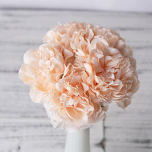 Load image into Gallery viewer, peony artificial artificial silk flowers for home decoration wedding bouquet for bride high quality fake flower faux living room