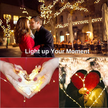 Load image into Gallery viewer, Solar String Light 10m 20m 100LED Silver wire Fairy Tale Indoor Outdoor Waterproof led Light Garden Family Ball Party Christmas