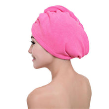 Load image into Gallery viewer, Microfiber Bath Towel Hair Dry Quick Drying Lady Bath Towel Soft Shower For Woman Man Turban Head Wrap Bathing Tools