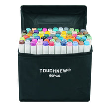 Load image into Gallery viewer, TOUCHNEW Alcohol Markers 30/40/60/80/168 Colors Dual Head Sketch Markers Brush Pen Set For Drawing Manga Design Art Markers