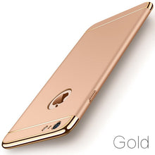 Load image into Gallery viewer, Luxury Gold Hard Case for iPhone 7 6 6s 5 5s SE X Back Cover Xs Max XR 11 Pro Removable 3 in 1 Case for iPhone 8 7 6 6s Plus Bag