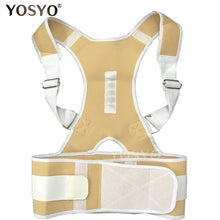 Load image into Gallery viewer, Adjustable Back Posture Corrector Magnetic Therapy Posture Corrector Brace Shoulder Back Brace Support Belt
