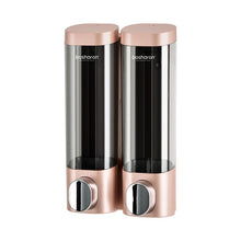 Load image into Gallery viewer, Liquid Soap Dispenser Wall Mount 300ml Bathroom Accessories Plastic Detergent Shampoo Dispensers Double Hand Kitchen Soap Bottle