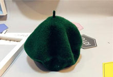 Load image into Gallery viewer, Autumn South Korea Children Baby Hat Beret British Painter Bud Of Pure Wool Cap Korean Tide Newborn Photography Props