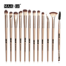 Load image into Gallery viewer, Makeup brushes set professional 12/14 pcs/lot Makeup Brushes Set Eye Shadow Blending Eyeliner Eyelash Eyebrow Brush For Makeup