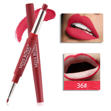 Load image into Gallery viewer, 20 Color Matte Lipstick Lip Liner 2 In 1 Brand Makeup Lipstick Matte Durable Waterproof Nude Red Lipstick Lips Make Up