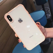 Load image into Gallery viewer, Lovebay Shockproof Bumper Transparent Silicone Phone Case For iPhone 11 Pro SE 2020 X XR XS Max 8 7 6S Plus Clear Soft TPU Cover