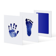 Load image into Gallery viewer, 6Colors Baby Care Non-Toxic Handprint Kit Imprint Footprint Imprint Baby Souvenirs Newborn Baby Cushion Ink Footprint Infant Toy