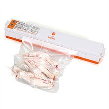 Load image into Gallery viewer, WOMSI Household Food Vacuum Sealer Packaging Machine Film Sealer Vacuum Packer Including 15Pcs Bags free