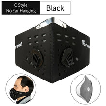 Load image into Gallery viewer, WEST BIKING Sport Face Mask Activated Carbon Filter Dust Mask PM 2.5 Anti-Pollution Running Training MTB Road Bike Cycling Mask