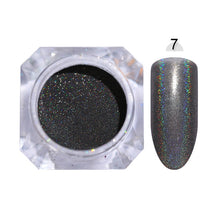 Load image into Gallery viewer, 1Box Sugar Nail Powder Glitter Nail Dust Powder Laser Gradient Nail Pigment Coloful Glitter Nail Art Decoration Accessories