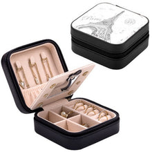 Load image into Gallery viewer, Jewelry Box Travel Comestic Jewelry Casket Organizer Makeup Lipstick Storage Box Beauty Container Necklace Birthday Gift