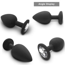 Load image into Gallery viewer, Soft Silicone Anal Butt Plug Prostate Massager Adult Gay Products Anal Plug Mini Erotic Bullet Vibrator Sex Toys for Women Men