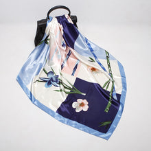 Load image into Gallery viewer, Fashion Scarves for Women Shawl Print Silk Satin Hijab Scarf Female Bandana 90*90cm Luxury Brand Square Shawls Scarfs For Ladies
