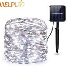 Load image into Gallery viewer, Solar String Fairy Lights 12m 100LED / 5M 50 LED Waterproof Outdoor Garland Solar Power Lamp Christmas For Garden Decoration