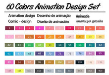 Load image into Gallery viewer, TOUCHNEW Alcohol Markers 30/40/60/80/168 Colors Dual Head Sketch Markers Brush Pen Set For Drawing Manga Design Art Markers