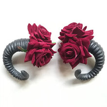 Load image into Gallery viewer, Handmade Sheep horn Headband Hairband Accessory Demon Evil Gothic Lolita Cosplay Halloween Headwear Prop