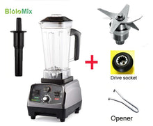 Load image into Gallery viewer, 3HP 2200W Heavy Duty Commercial Grade Automatic Timer Blender Mixer Juicer Fruit Food Processor Ice Smoothies BPA Free 2L Jar