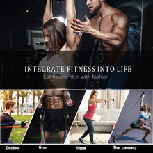 Load image into Gallery viewer, 11Pcs Resistance Bands Set Expander Yoga Exercise Fitness Rubber Tubes Band Stretch Training Home Gyms Workout Elastic Pull Rope