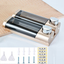Load image into Gallery viewer, Liquid Soap Dispenser Wall Mount 300ml Bathroom Accessories Plastic Detergent Shampoo Dispensers Double Hand Kitchen Soap Bottle