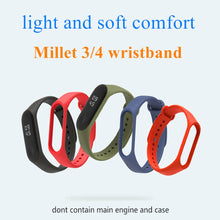 Load image into Gallery viewer, Bracelet for Xiaomi Mi Band 4 3 5 Sport Strap watch Silicone wrist strap For xiaomi mi band 3 4 accessories Miband 3/4/5 Bracele