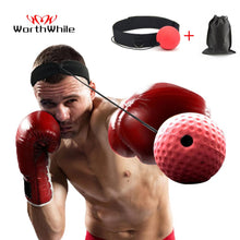 Load image into Gallery viewer, WorthWhile Kick Boxing Reflex Ball Head Band Fighting Speed Training Punch Ball Muay Tai MMA Exercise Equipment Accessories