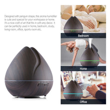 Load image into Gallery viewer, 500ml Remote Control Air Aroma Ultrasonic Humidifier With Color LED Lights Electric Aromatherapy Essential Oil Diffuser for home