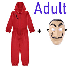 Load image into Gallery viewer, Salvador Dali La Casa De Papel Costume & Face Mask Cosplay The House of Paper Role Playing Party Adult Cosplay Money Heist S-XXL