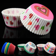 Load image into Gallery viewer, 100Pcs/pack Cake Muffin Cupcake Paper Cups Cake box Cupcake Liner Kitchen Baking Accessories Cake Mold Small Muffin Boxes