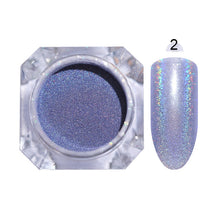 Load image into Gallery viewer, 1Box Sugar Nail Powder Glitter Nail Dust Powder Laser Gradient Nail Pigment Coloful Glitter Nail Art Decoration Accessories