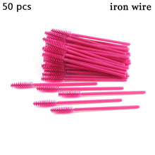 Load image into Gallery viewer, Eyelash Extension Disposable Eyebrow brush Mascara Wand Applicator Spoolers Eye Lashes Cosmetic Brushes Set makeup tools