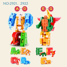 Load image into Gallery viewer, 15PCS Assembling Building Blocks Educational Toys Action Figure Transformation Number Robot Deformation Robot Toy for Children