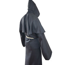 Load image into Gallery viewer, Unisex Halloween Robe Hooded Cloak Costume Cosplay Monk Suit Adult Role-playing Decoration Clothing