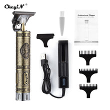 Load image into Gallery viewer, Electric Hair Clipper Rechargeable Beard Trimmer for Men Kids Barber Hair Cutting Machine Razor Cordless 0mm T-blade Cutter 45