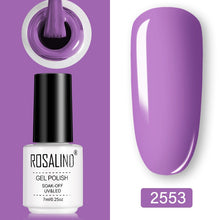 Load image into Gallery viewer, ROSALIND Gel Polish Set UV Vernis Semi Permanent Primer Top Coat 7ML Poly Varnish Gel Nail Art Manicure Gel Lak Polishes Nails