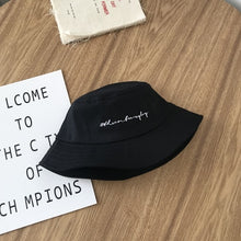 Load image into Gallery viewer, Men Women Bucket Hats women Street Style Harajuku Letters Print Outdoor Sunscreen Cotton travel Hunting Cap hats wholesale