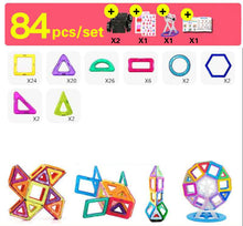 Load image into Gallery viewer, 30-252pcs DIY Magnetic Constructor Triangle Square Big Bricks Magnetic Building Blocks Designer Set Magnet Toys For Children