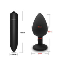 Load image into Gallery viewer, Soft Silicone Anal Butt Plug Prostate Massager Adult Gay Products Anal Plug Mini Erotic Bullet Vibrator Sex Toys for Women Men