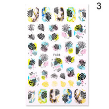 Load image into Gallery viewer, Flower Series Nail Water Decal Stickers Sakura Daisy Lavender Floral Pattern Transfer Sticker Nail Art Decoration